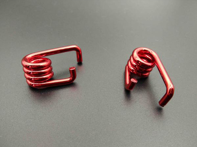 Spring for electrical equipment